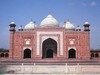 beside the Taj Mahal. Photo: ALS.