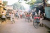 Rickshaw stand, Agra. Photo: JD.