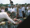 Ghandi's tomb. Photo: GB.