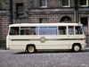 The bus parked in Warrender Park Road.  Photo: ALS.