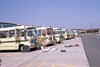 Buses & laundry.  Photo: DC.