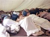 Ros, Tony, & Brian asleep in tent.  Photo: IE.