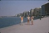 Thessaloniki harbour Gordon, Jim M, Bob.  Photo: JM.